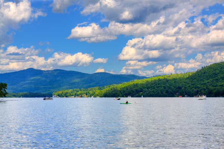 Lake George in New York State